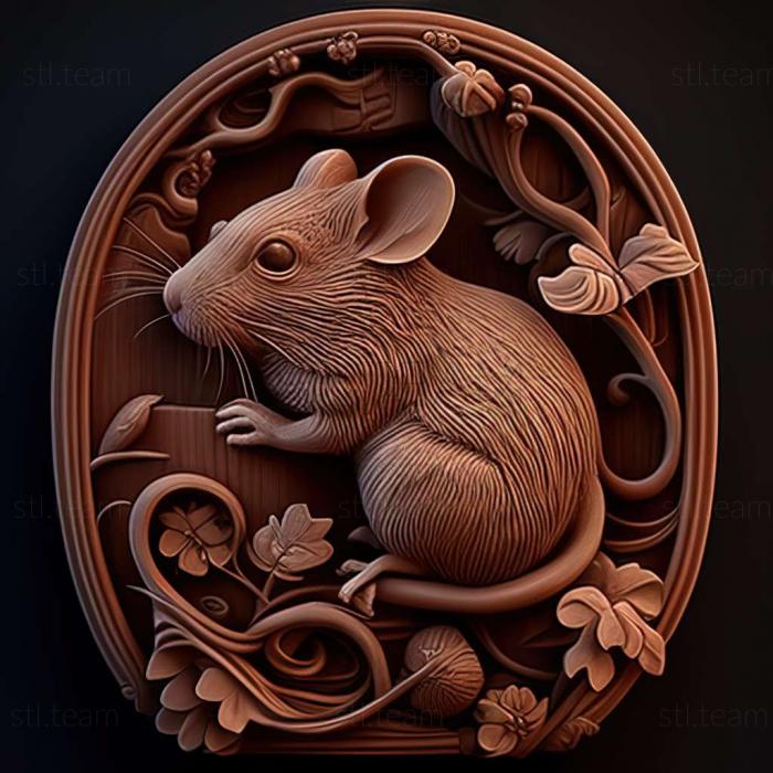 3D модель Мышь (STL)